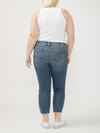Elyse Mid Rise Straight Leg Ankle Jeans Plus Size image number 1