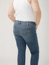 Elyse Mid Rise Straight Leg Ankle Jeans Plus Size image number 4