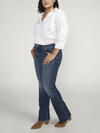 Elyse Mid Rise Slim Bootcut Jeans Plus Size image number 2