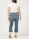 Elyse Mid Rise Kick Flare Luxe Stretch Jeans Plus Size image number 1