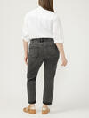 Boyfriend Mid Rise Slim Leg Jeans Plus Size image number 1