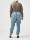 Boyfriend Mid Rise Slim Leg Luxe Stretch Jeans Plus Size image number 1