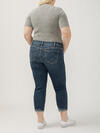Boyfriend Mid Rise Slim Leg Jeans Plus Size image number 1