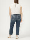 Boyfriend Mid Rise Slim Leg Jeans Plus Size image number 1