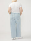 Be Easy Straight Leg Drawstring Jeans Plus Size image number 1
