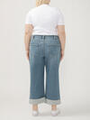 Be Easy High Rise Wide Leg Jeans Plus Size image number 1