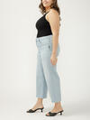 Avery High Rise Cropped Wide Leg Jeans Plus Size image number 2