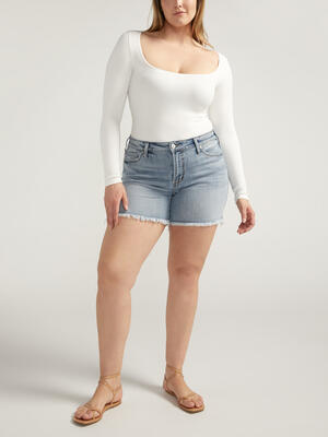 Suki Mid Rise Americana Short Plus Size