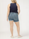 Suki Mid Rise Luxe Stretch Shorts Plus Size image number 1