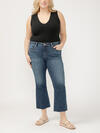 Suki Mid Rise Kick Flare Jeans Plus Size image number 0