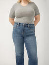 Avery High Rise Trouser Leg Jeans Plus Size image number 3