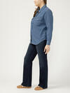 Women's Western Denim Shirt Plus Size image number 2